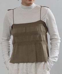 AMERICAN RAG CIE | 【ARC】ペプラムニットビスチェ(キャミソール)