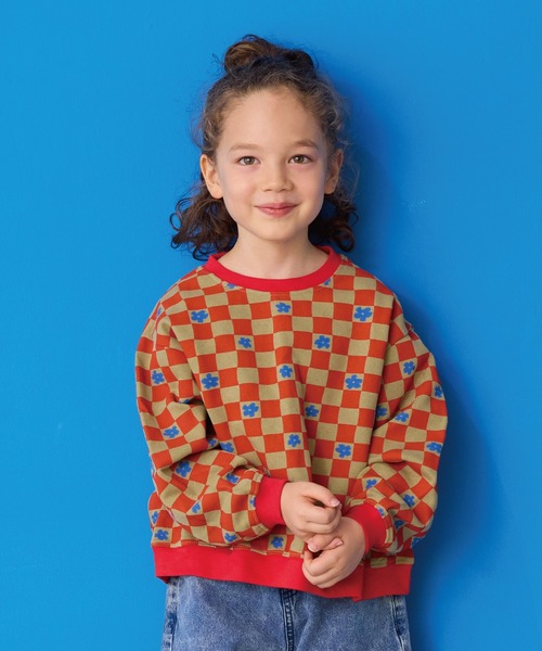 HOGAN RANCH WEAR（ホーガンランチウエア）の「ソウガラトレーナー（スウェット・キッズ・オフホワイト/ブラック/グリーン/チャコール/イエロー/アイボリー/レッド/オレンジ・150/140/130/120/110/100/95/90/80）」の7枚目の写真