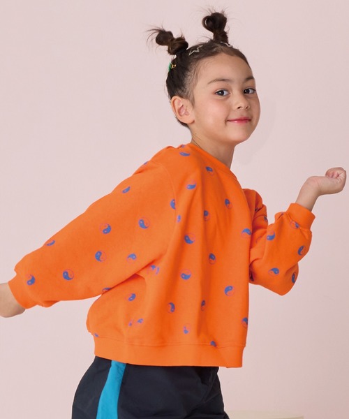 HOGAN RANCH WEAR（ホーガンランチウエア）の「ソウガラトレーナー（スウェット・キッズ・オフホワイト/ブラック/グリーン/チャコール/イエロー/アイボリー/レッド/オレンジ・150/140/130/120/110/100/95/90/80）」の8枚目の写真