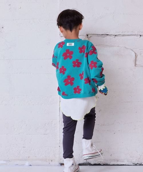 HOGAN RANCH WEAR（ホーガンランチウエア）の「ソウガラトレーナー（スウェット・キッズ・オフホワイト/ブラック/グリーン/チャコール/イエロー/アイボリー/レッド/オレンジ・150/140/130/120/110/100/95/90/80）」の14枚目の写真