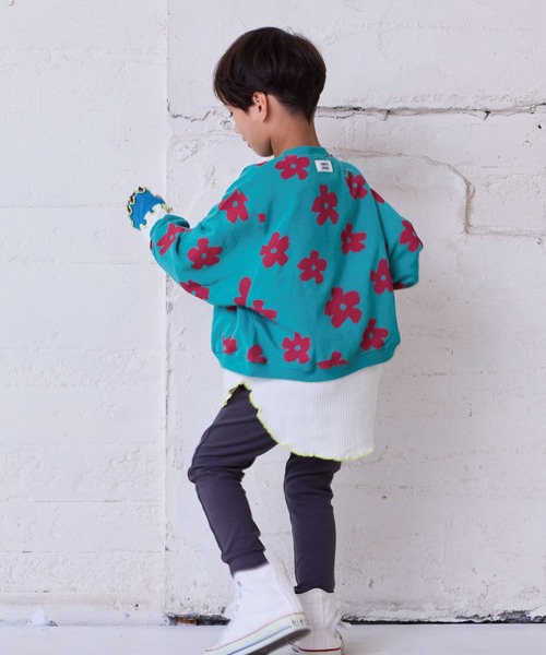 HOGAN RANCH WEAR（ホーガンランチウエア）の「ソウガラトレーナー（スウェット・キッズ・オフホワイト/ブラック/グリーン/チャコール/イエロー/アイボリー/レッド/オレンジ・150/140/130/120/110/100/95/90/80）」の15枚目の写真