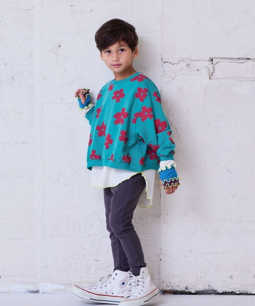 HOGAN RANCH WEAR（ホーガンランチウエア）の「ソウガラトレーナー（スウェット・キッズ・オフホワイト/ブラック/グリーン/チャコール/イエロー/アイボリー/レッド/オレンジ・150/140/130/120/110/100/95/90/80）」の18枚目の写真