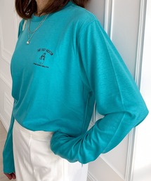 Candlestick（キャンドルスティック）の「シンプルロゴ ロングスリーブTシャツ ロンT（Tシャツ/カットソー・メンズ）」