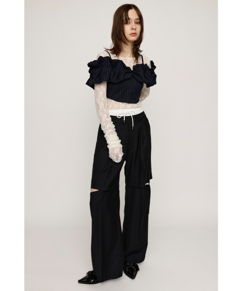 キャミソール BALLON SLEEVE CAMI BUSTIER バルーン スリーブ キャミ ビスチェ SLY キャミソール BALLON SLEEVE CAMI BUSTIER バルーン