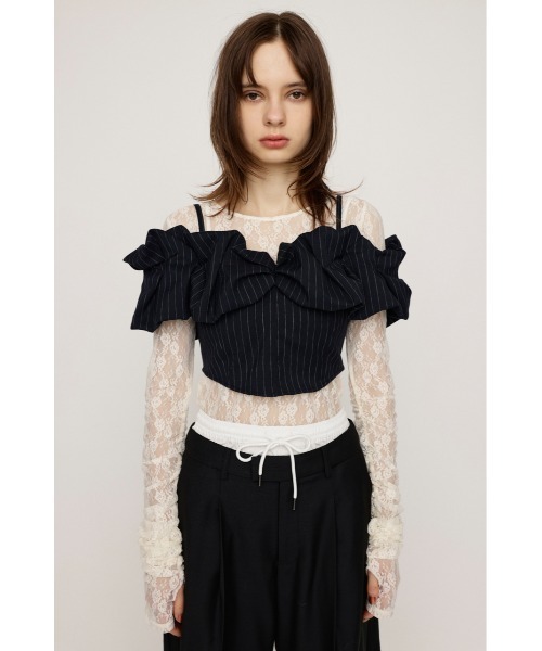 SLY - SLY人気 ビスチェ セール】BUSTIER LAYRED SH ビスチェ レイヤード シャツ（シャツ