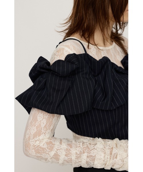 SLY（スライ）の「BALLON SLEEVE CAMI BUSTIER バルーン