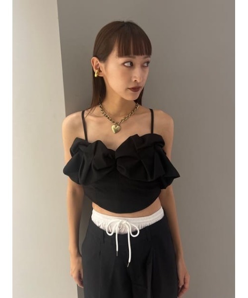 セール】BALLON SLEEVE CAMI BUSTIER バルーン スリーブ キャミ