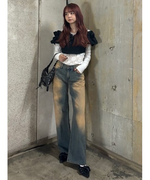 キャミソール Balloon bustier　　バルーンビスチェ SLY キャミソール BALLON SLEEVE CAMI BUSTIER バルーン
