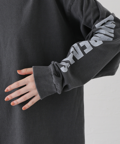 GOOD ROCK SPEED(グッドロックスピード)の「【GOOD ROCK SPEED/グッドロックスピード】別注arm print L/S T-sh(Tシャツ/カットソー・レディース・ホワイト/ブラック系その他・FREE)」の20枚目の写真