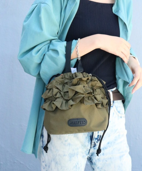 SPRUCE（スプルース）の「AT CREATION<SPRUCE/スプルス> MISFITS サンフラワー2WAYトート（トートバッグ・レディース・ブルー/カーキ/ブラック/グレー/グレイッシュベージュ・ONE SIZE）」の14枚目の写真