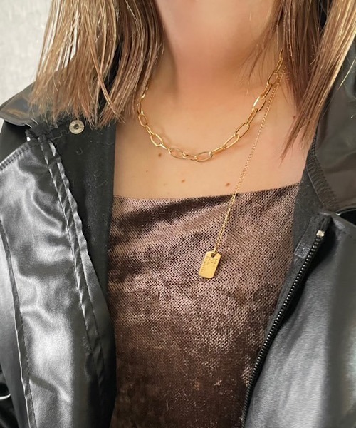 H.TOKYO × mimi /カラビナモチーフチェーンネックレス（ネックレス