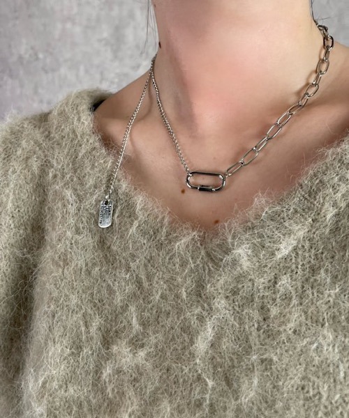 HUF カラビナ、ネックレス HUF◇ネックレス/SILVER/トップ有/メンズ// : セカンド