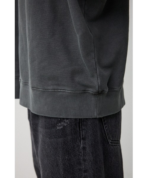 AZUL by moussy（アズールバイマウジー）の「ピグメントクルーネックスウェット（スウェット・メンズ・ネイビー系1/ライトブラック/ライトグレー・MEDIUM/LARGE）」の13枚目の写真