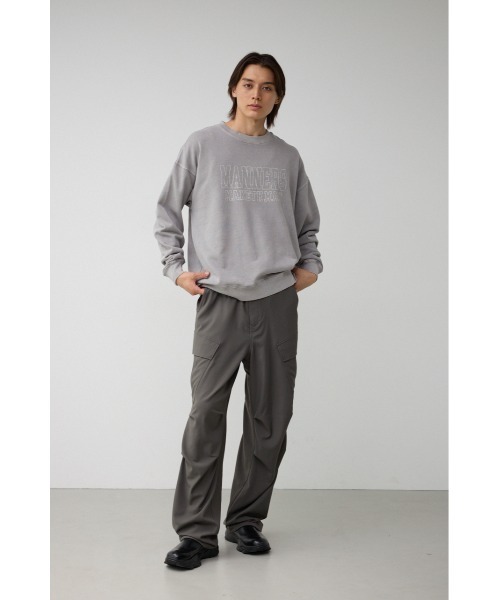 AZUL by moussy（アズールバイマウジー）の「ピグメントクルーネックスウェット（スウェット・メンズ・ネイビー系1/ライトブラック/ライトグレー・MEDIUM/LARGE）」の16枚目の写真