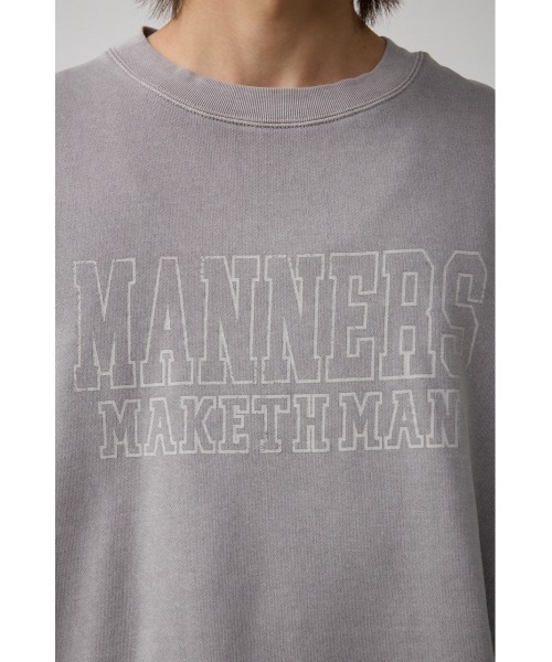 AZUL by moussy（アズールバイマウジー）の「ピグメントクルーネックスウェット（スウェット・メンズ・ネイビー系1/ライトブラック/ライトグレー・MEDIUM/LARGE）」の20枚目の写真