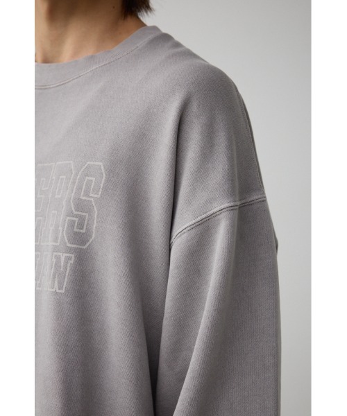 AZUL by moussy（アズールバイマウジー）の「ピグメントクルーネックスウェット（スウェット・メンズ・ネイビー系1/ライトブラック/ライトグレー・MEDIUM/LARGE）」の21枚目の写真