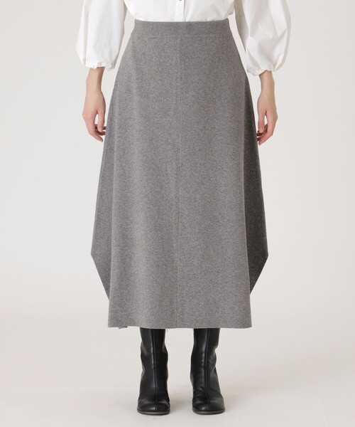 CAST:(キャストコロン)の「【1枚で着映える/セットアップ】デザインニットスカート(スカート・レディース・イエロー系その他6/グレー系その他2・S/M)」の5枚目の写真