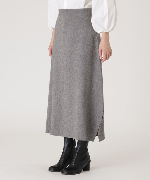 CAST:(キャストコロン)の「【1枚で着映える/セットアップ】デザインニットスカート(スカート・レディース・イエロー系その他6/グレー系その他2・S/M)」の6枚目の写真