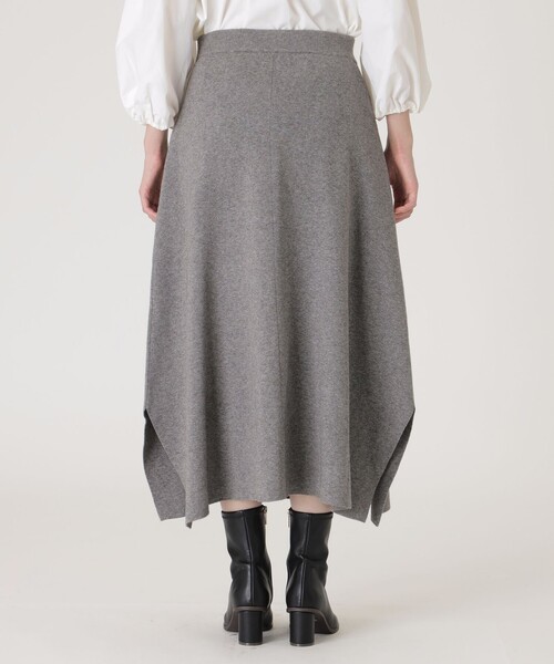 CAST:(キャストコロン)の「【1枚で着映える/セットアップ】デザインニットスカート(スカート・レディース・イエロー系その他6/グレー系その他2・S/M)」の7枚目の写真