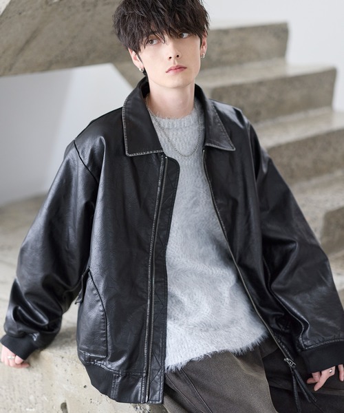 ASTRONOMY（アストロノミー）の「中綿入り ヴィンテージPU合皮ショート