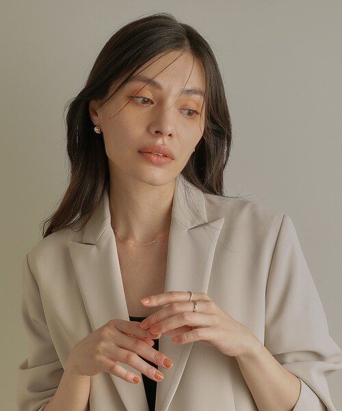 K10フォールディング フープピアス（ピアス（両耳用））｜COCOSHNIK（ココシュニック）