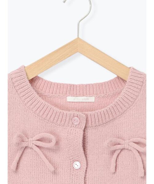 ehka sopo(エヘカソポ)の「リボンニットベスト(ベスト・レディース・グレー/キナリ/ピンク・F)」の19枚目の写真