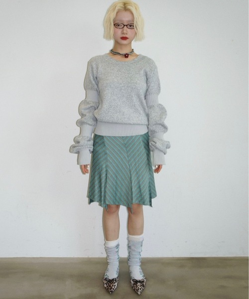 puff puff sleeve knit / パフパフスリーブニット（ニット/セーター