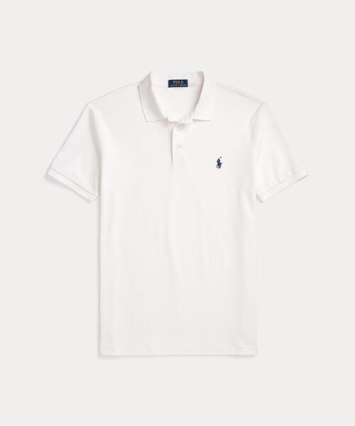 POLO RALPH LAUREN(ポロ ラルフ ローレン)の「カスタム スリム フィット ストレッチ メッシュ ポロシャツ(ポロシャツ・メンズ・ホワイト・XL/L/M/S/XXL/XS)」の2枚目の写真