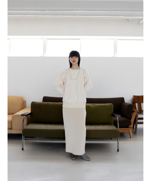 Katrin TOKYO（カトリーントーキョー）の「【yuzuki collaboration】oversize crewneck sweat（スウェット・レディース・アイボリー・FREE）」の4枚目の写真