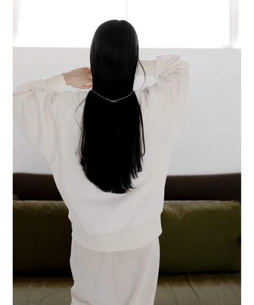 Katrin TOKYO（カトリーントーキョー）の「【yuzuki collaboration】oversize crewneck sweat（スウェット・レディース・アイボリー・FREE）」の11枚目の写真