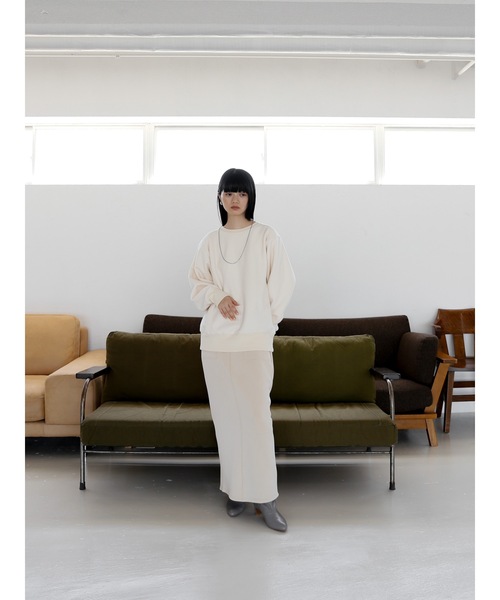 Katrin TOKYO（カトリーントーキョー）の「【yuzuki collaboration】oversize crewneck sweat（スウェット・レディース・アイボリー・FREE）」の13枚目の写真
