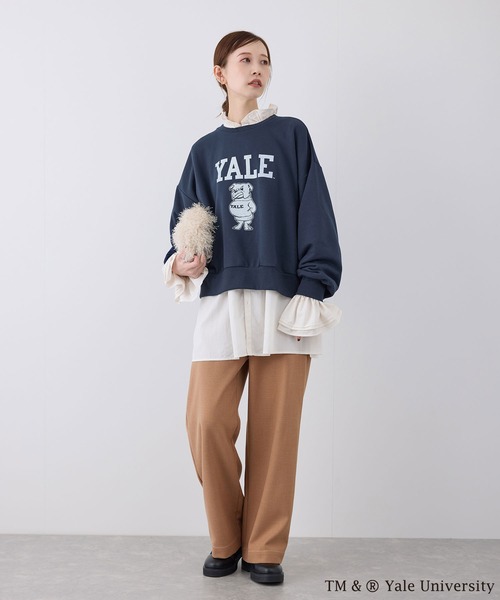 ROPE' PICNIC(ロペピクニック)の「YALE&HARVARD/プリントスウェット(スウェット・レディース・グレー/ネイビー・38)」の15枚目の写真