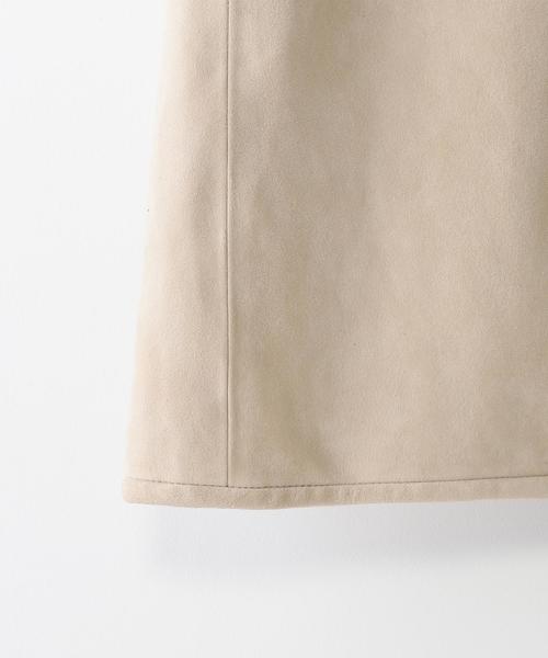 Steven Alan（スティーブンアラン）の「＜Steven Alan＞GOAT SUEDE GOWN/ｶﾞｳﾝ◆（その他アウター・レディース・オフホワイト/ブラウン・MEDIUM/SMALL）」の12枚目の写真