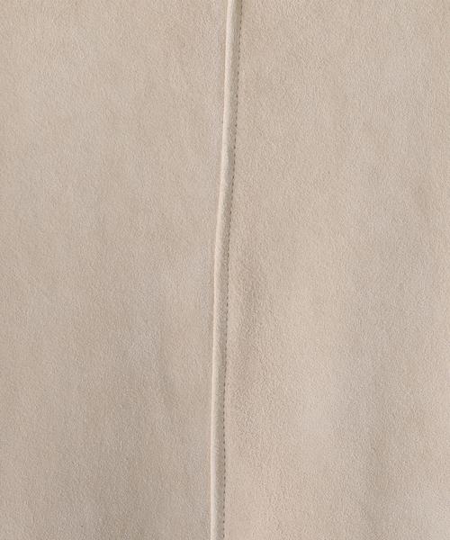 Steven Alan（スティーブンアラン）の「＜Steven Alan＞GOAT SUEDE GOWN/ｶﾞｳﾝ◆（その他アウター・レディース・オフホワイト/ブラウン・MEDIUM/SMALL）」の14枚目の写真