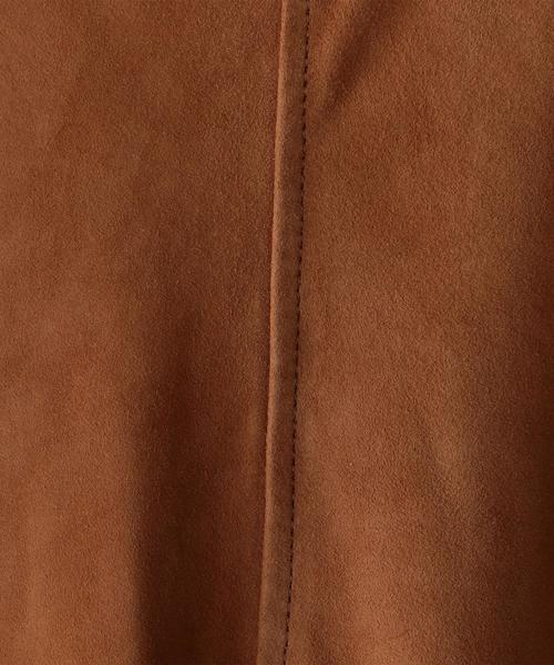 Steven Alan（スティーブンアラン）の「＜Steven Alan＞GOAT SUEDE GOWN/ｶﾞｳﾝ◆（その他アウター・レディース・オフホワイト/ブラウン・MEDIUM/SMALL）」の5枚目の写真