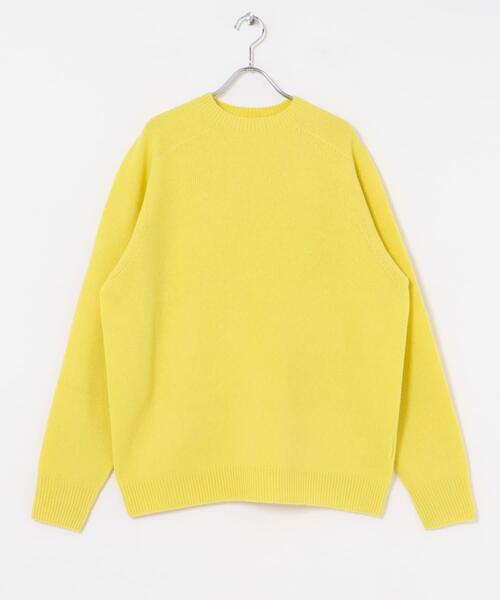 URBAN RESEARCH（アーバンリサーチ）の「new basic WOOL CASHMERE SEAMLESS KNIT（ニット/セーター・メンズ・ミント/イエロー/ライトグレー/ネイビー・LARGE/MEDIUM）」の8枚目の写真