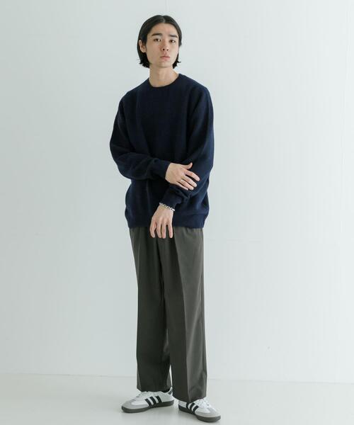 セール】new basic WOOL CASHMERE SEAMLESS KNIT（ニット/セーター