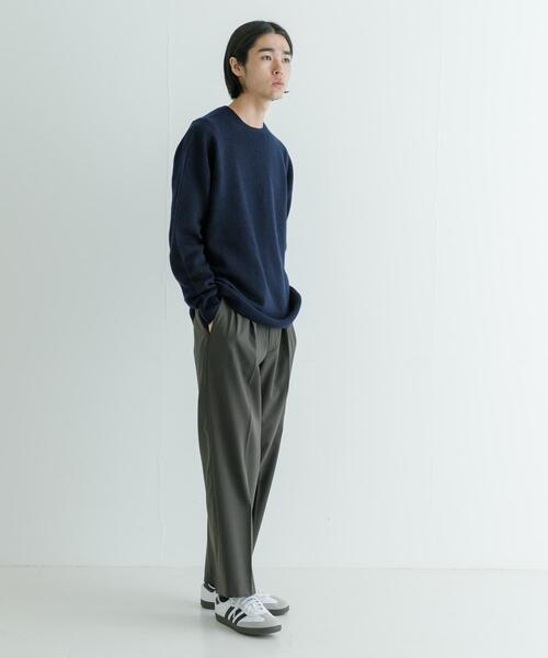 gypsohila Wool Cashmere Basic Knit 美品 YONETOMI NEW BASIC（ヨネトミニューベーシック） リジッド カシミア