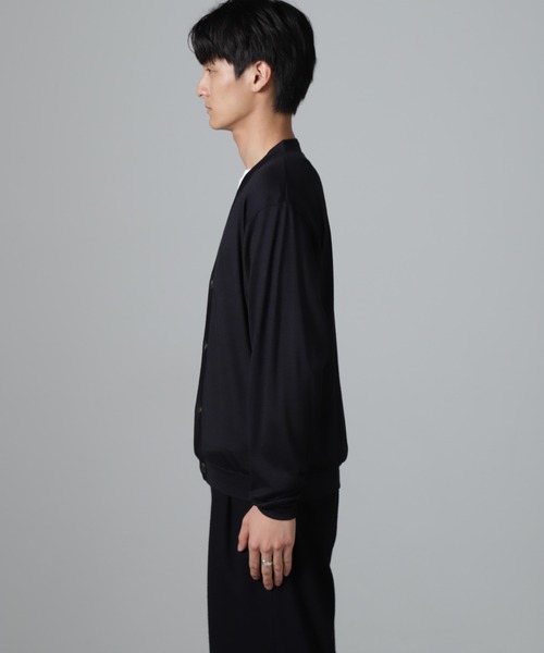 NANO universe（ナノユニバース）の「「100%ウォッシャブルウール」カーディガン（カーディガン/ボレロ・メンズ・ブラウン/ダークネイビー・S/M/L）」の18枚目の写真