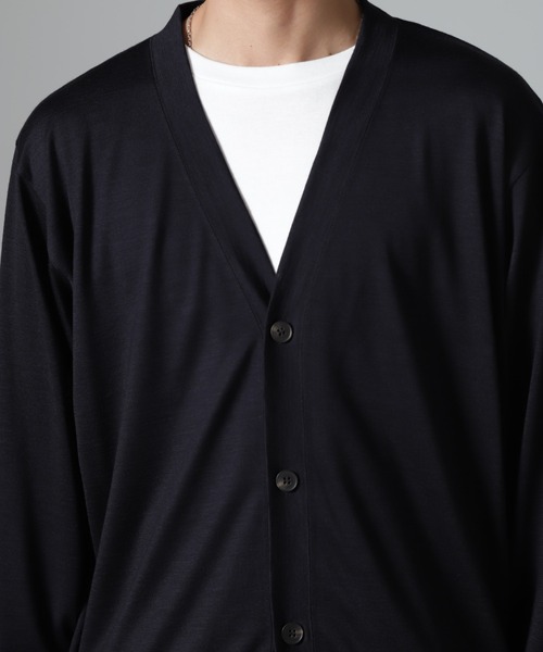 NANO universe（ナノユニバース）の「「100%ウォッシャブルウール」カーディガン（カーディガン/ボレロ・メンズ・ブラウン/ダークネイビー・S/M/L）」の20枚目の写真