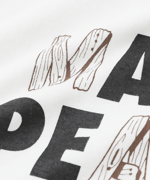 TODAY edition(トゥデイエディション)の「【TODAY edition / トゥデイエディション】MAKE PEACE LS Tee(Tシャツ/カットソー・メンズ・グレー/ホワイト・MEDIUM/LARGE)」の7枚目の写真