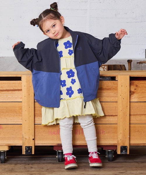 MARKEY'S(マーキーズ)の「フラワープリントフリルワンピース(ワンピース・キッズ・オフホワイト/チャコール/グリーン・100/110/90/150/140/130/120)」の22枚目の写真