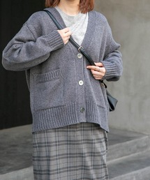 FORK&SPOON | FORK&SPOON　ウォッシャブルローゲージニットカーディガン(カーディガン/ボレロ)