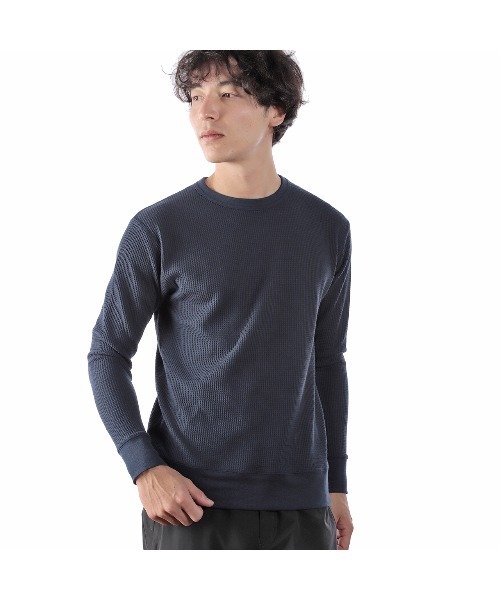 Foxfire(フォックスファイヤー)の「TCワッフルクルー(Tシャツ/カットソー・メンズ・グレー/ブラック/オリーブ・M/L)」の7枚目の写真