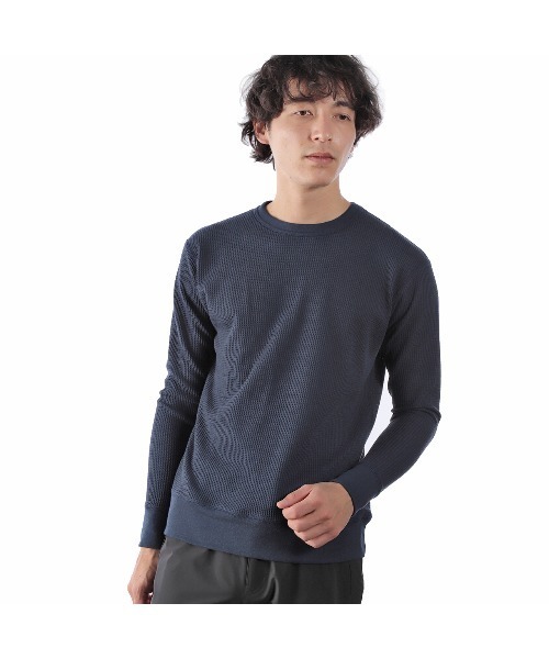 Foxfire(フォックスファイヤー)の「TCワッフルクルー(Tシャツ/カットソー・メンズ・グレー/ブラック/オリーブ・M/L)」の8枚目の写真