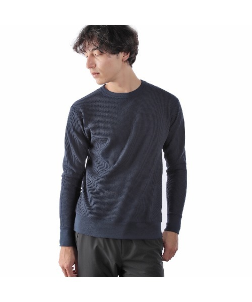 Foxfire(フォックスファイヤー)の「TCワッフルクルー(Tシャツ/カットソー・メンズ・グレー/ブラック/オリーブ・M/L)」の9枚目の写真