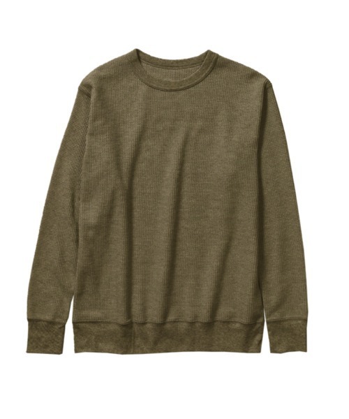 Foxfire(フォックスファイヤー)の「TCワッフルクルー(Tシャツ/カットソー・メンズ・グレー/ブラック/オリーブ・M/L)」の6枚目の写真