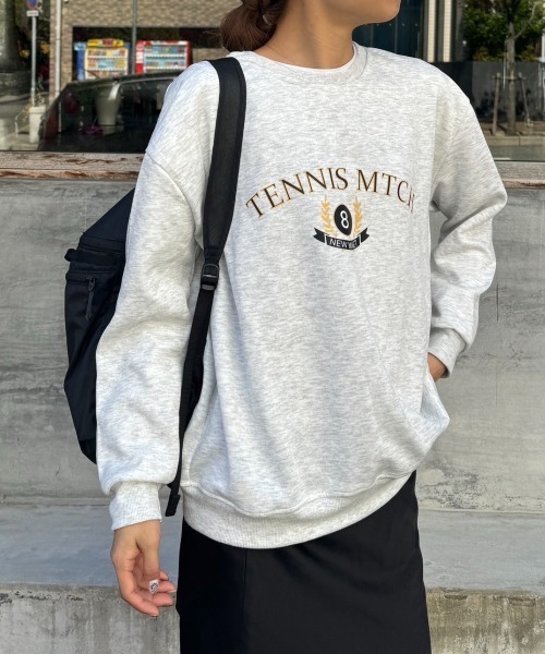 Sorriso（ソリッソ）の「ゲームスウェット ゲームシャツ（スウェット・レディース・ライトグレー・M）」の2枚目の写真