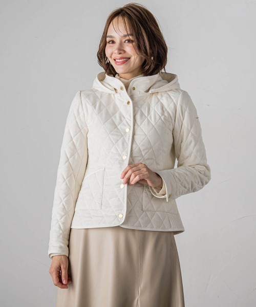 【セール】スエードキルトブルゾン（ブルゾン）｜Viaggio Blu（ビアッジョブルー）