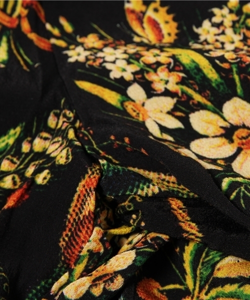 Desigual（デシグアル）の「「Desigual/デシグアル」ラクロアボタニカル柄パンツ（その他パンツ・レディース・ブラック・LARGE/X-SMALL/X-LARGE/MEDIUM/SMALL）」の10枚目の写真